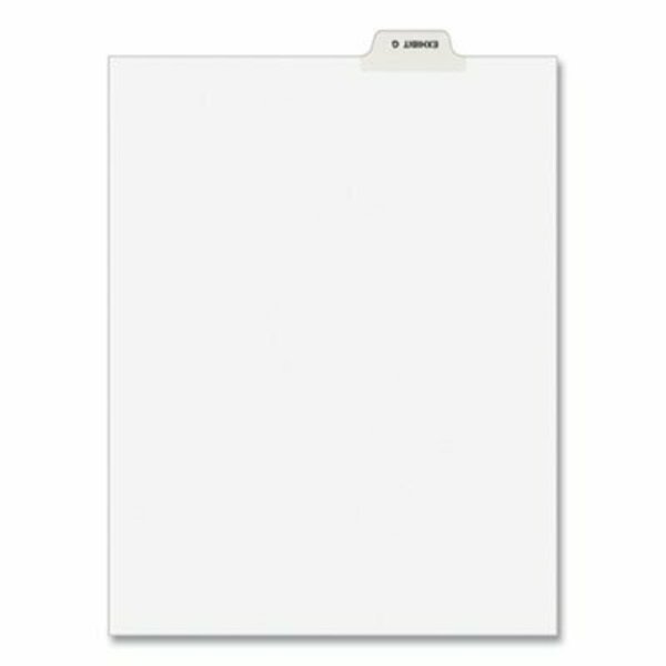 Avery Dennison Avery, Avery-Style Preprinted Legal Bottom Tab Divider, Exhibit G, Letter, White, 25/pk 11946